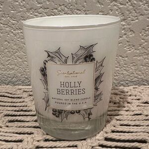 Scentational Holly Berries Natural Soy Blend Candle